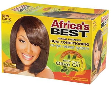 AFRICA'S BEST No-Lye Relaxer Kit, Dual conditioning- Regular, Sareya Beauty supply store in calgary alberta Canada